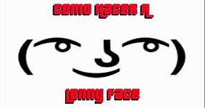 Como hacer a lenny face ( ͡° ͜ʖ ͡°) | ItsAtomiczen