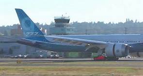 Boeing 777X Landing Boeing Field Seattle