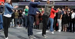 West Side Story Flash Mob - New York City Times Square November 2011 (HD)