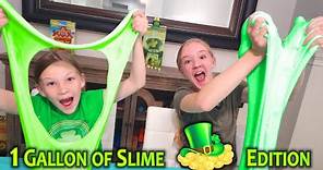 1 Gallon Green Leprechaun Slime!!