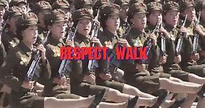 Rare Footage of North Korean Soldiers Marching to Pantera's Walk