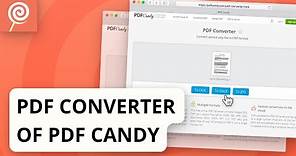 PDF Converter - PDF Candy | Convert to PDF and from PDF