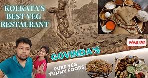 Pure Veg Restaurant In Kolkata || Govinda's Restaurant || Iskcon Veg Thali | The Craving Food Lovers