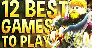 Top 12 Best Roblox Games to play with friends
