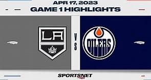 NHL Game 1 Highlights | Kings vs. Oilers - April 17, 2023