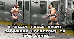 8 Crazy Falls Count Anywhere Locations In WWE Games