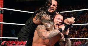 Raw - Randy Orton vs. Roman Reigns - WWE App Vote Match: Raw, June 10, 2013