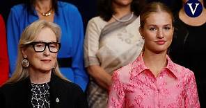 El encuentro entre Meryl Streep y la princesa Leonor que ha captado todas las miradas