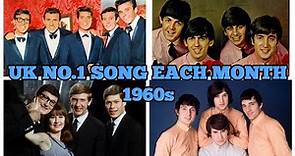 Most Popular Song in the UK Each Month of the '60s