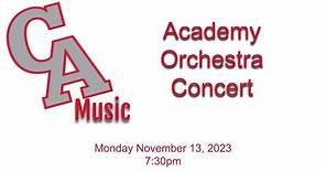 Canandaigua Academy Orchestra Concert 11/13/23