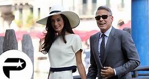 George Clooney et Amal Alamuddin acclamés à Venise