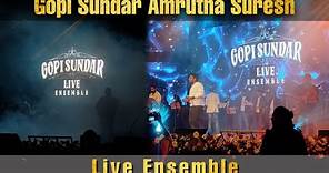 Gopi Sundar and Amrutha suresh Live Ensemble at trivandrum Nishagandhi