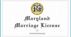 Maryland Marriage License - What You need to get started #license #Maryland