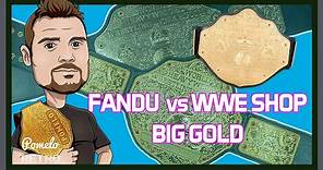 Fandu Belts vs WWE Shop (WCW) Big Gold - Which is better? | Pomelo Retro