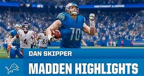 Dan Skipper being a BEAST in Madden 24 for over 9 minutes | Detroit Lions