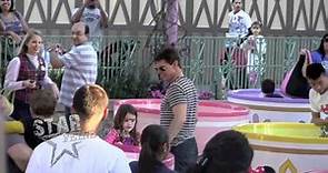 EXCLUSIVE: TOM CRUISE AND SURI SPEND THE DAY AT DISNEYLAND!