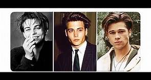 Back to the past | Brad Pitt, Leonardo DiCaprio and Johnny Depp in 90s and 80s