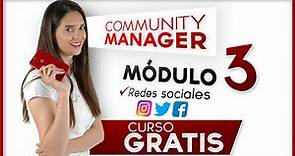 Curso De Community Manager gratis ✅ Módulo 3