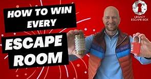 How to WIN Every Escape Room!! Tips from an Escape Room Designer