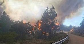 El incendio forestal de Villanueva de Viver (Castellón) deja 1.000 hectáreas calcinadas y 800 desalojados