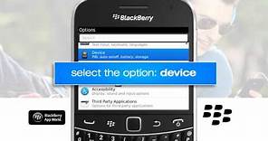 How to activate the Blackberry APN settings
