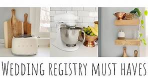 WEDDING REGISTRY | what to register for & my favorite must haves!