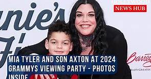 Mia Tyler and Son Axton Shine at 2024 Grammys Jam for Janie Viewing Party Hosted by Steven Tyler