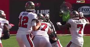 Grady Jarrett gets called for roughing the passer on a normal sack