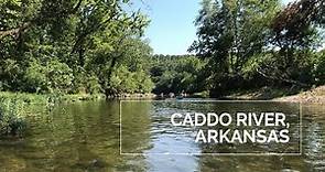 Kayaking the Caddo River near Hot Springs, Arkansas