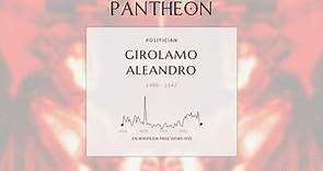 Girolamo Aleandro Biography - 16th century Venetian and Catholic Cardinal