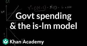 Government spending and the IS-LM model | Macroeconomics | Khan Academy
