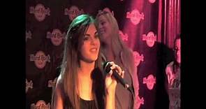 Glee's Heather Morris performs "Single Ladies" with Live! Starring ... You! students