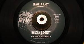 Harold Bennett And Soul Brothers - Shake A Lady - COPA: 8011