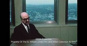 Interview With Former Dallas Mayor J. Erik Jonsson On The Upcoming Mayoral Election - March 1975