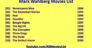 Mark Wahlberg Movies List