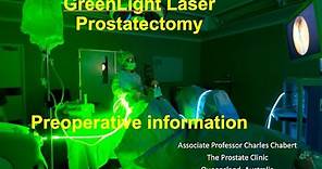 What you need to know before a GreenLight Laser Prostatectomy