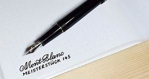 Montblanc Masterpiece 145 pen|| Fountain pen Unboxing || Handwriting demo
