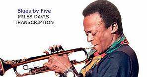Blues by Five/Red Garland. Miles Davis' (Bb) Transcription. Transcribed by Carles Margarit
