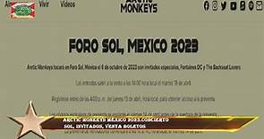Arctic Monkeys México 2023.Concierto Sol, invitados, venta boletos