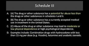 Lecture 9 Introduction to the Controlled Substances Act