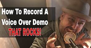 How To Record A Pro Voice Over Demo | JB Blanc | Voiceover Recording | Voice Actor | Acting