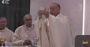 Newly-created Cardinal McElroy celebrates Mass in Rome