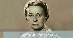 Biografía de Elena Fortún
