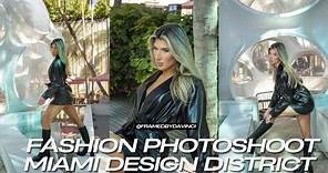 Behind The Scenes Fashion Photoshoot with Model Alexandra Wallace in Miami Design District