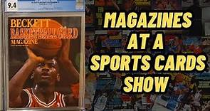 Magazines at a Sports Cards and Collectibles Show
