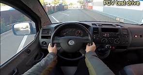 2010 Volkswagen Transporter T5 (2.0 TDI ) POV Test Drive
