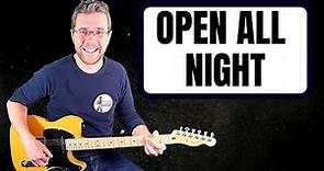 Bruce Springsteen - Open All Night guitar lesson