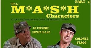 M*A*S*H Characters, Part 1