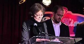 Claire Labine Accepts the Ian McLellan Hunter Award for Lifetime Achievement in Writing