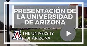 Presentación de la Universidad de Arizona